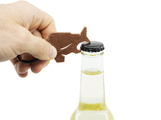 Porte-clés ouvre-bouteille delphin carpener bronze - 101004736_2