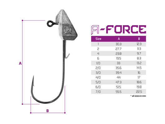 Tête plombée standup accroche leurre delphin a-force / 5 pcs - 101004947_3
