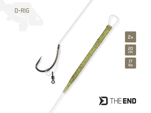 Bas de ligne delphin the end d-rig / 2 pcs - 101006009_1