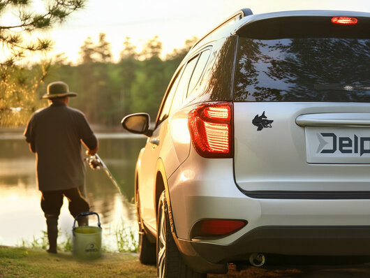 3d autocollant delphin pike noir - 101005912_3