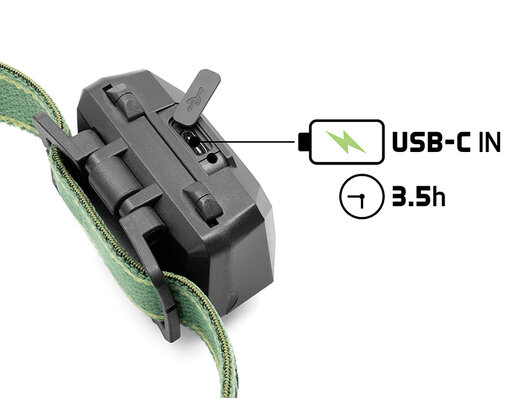 Lampe frontale delphin monox - 101005677_2