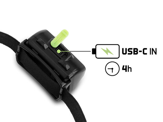 Čelová lampa delphin orbix - 101004667_2