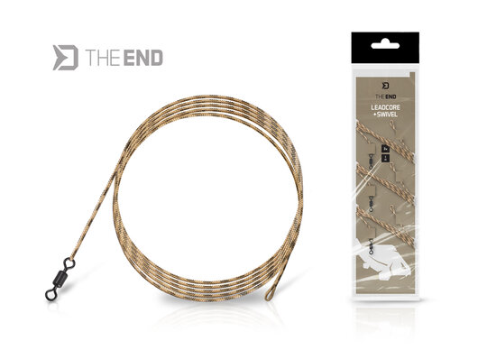 Nadväzec delphin theend leadcore + swivel / 3ks - 101006634