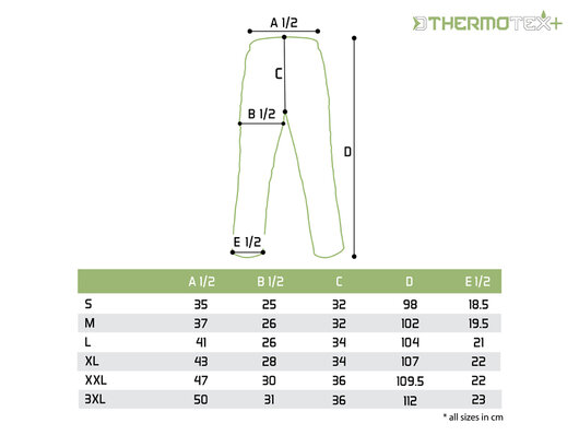 Outdoorové nohavice delphin thermotex plus+ - 101006342_5