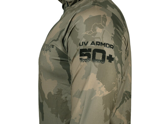 Haut à manches longues et capuche delphin uv armor 50+ banx - 101006357_7