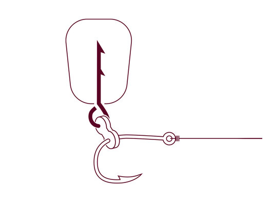 Nástrahový osteň Delphin STINGER+ / čierny/ 12ks