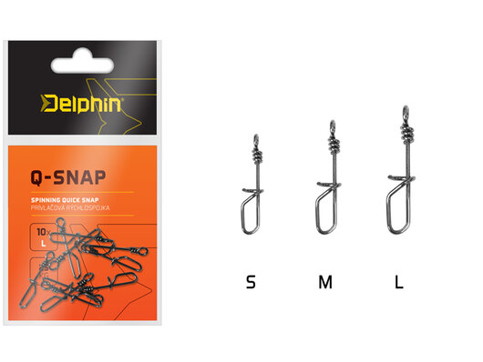 Prívlačová rýchlospojka Delphin Q-SNAP / 10ks / 0,6mm