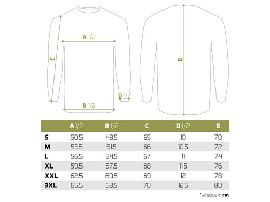 Tričko s dlhým rukávom Delphin RAWER Carpath