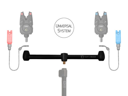 Hrazda na 2 prúty Delphin SimpleBUZZ