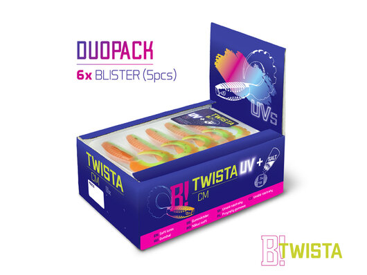 Umelá nástraha Delphin TWISTA UVs/ 5ks