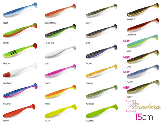 Umelá nástraha Delphin ZANDERA UVs / 5ks