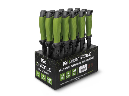Filetovací nôž Delphin SCALE| čepeľ 17,5cm