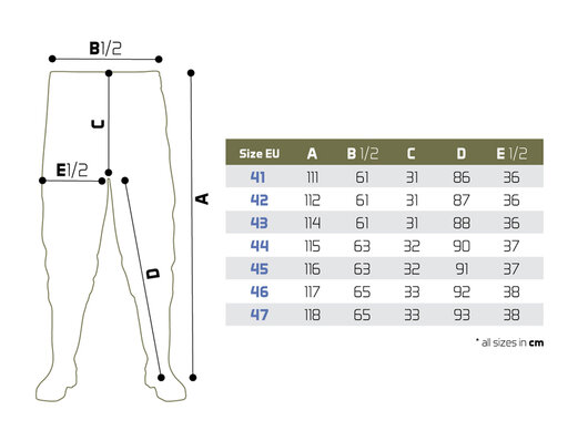 Brodiace nohavice po pás Delphin HRON Pants