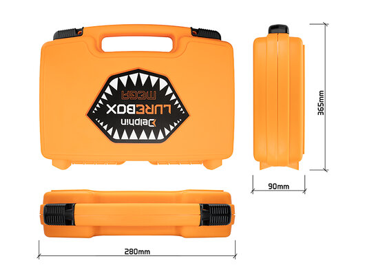 Krabica Delphin LureBOX MEGA | 365x280x90mm