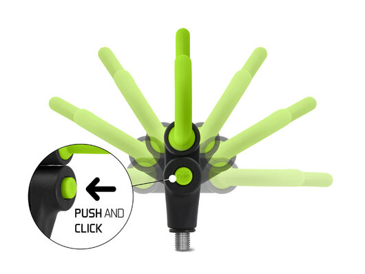 Predný feeder držiak Delphin REAXE | model L