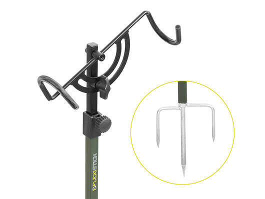 Teleskopický držiak na prút Delphin FlexiSTICK