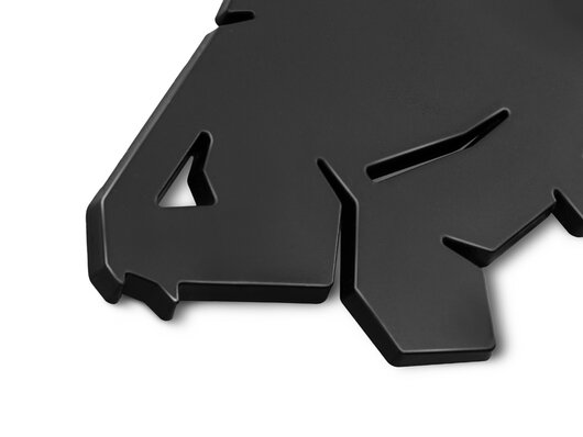 3D nálepka Delphin CARP | Čierna