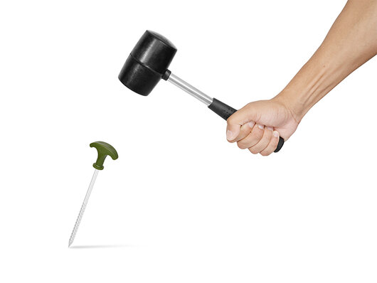 Sada kolíkov s kladivom Delphin FIXT C2G / 10ks | 20cm