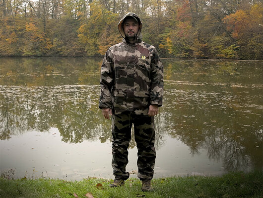 Nepremokavý dvojdielny oblek Delphin PROOF