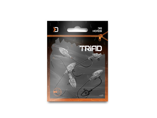 Jigová hlava s golierikom Delphin TRIAD / 5ks