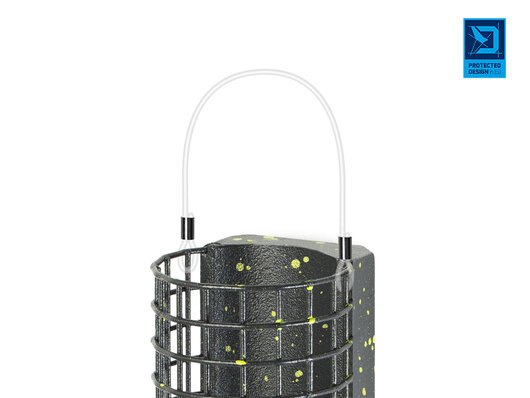 Krmítko s olovenou záťažou Delphin RiverSTIX