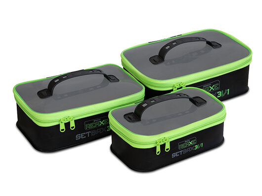 Set tašiek Delphin REAXE SetBAX 3v1 | 30x20x11cm / 28x18x10cm / 26x16x9cm 