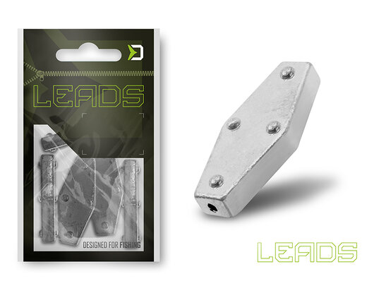 Delphin LEADS Šesťhran s otvorom / 5ks