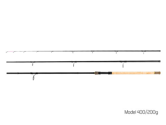 Delphin RIVER Trophy Feeder X-TRA + 4 špičky | 360cm/200g