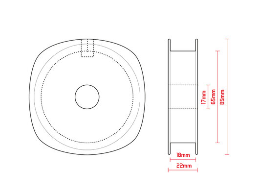 Cievka 100-300m / 10ks | transparentná