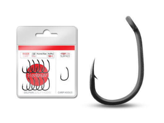 Háčik Delphin HKD RIGER tefcon / 10+1ks | veľ.4