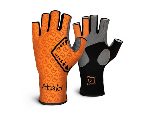 Trojštvrťové rukavice Delphin Atak! 75F | L