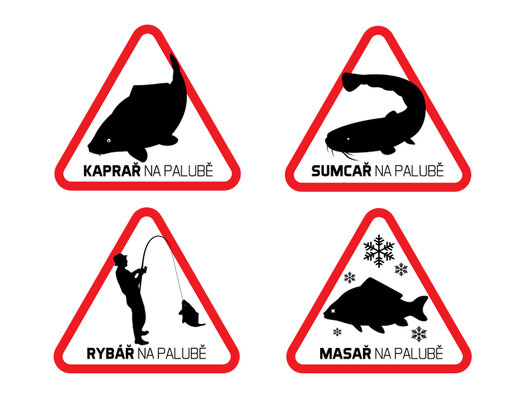 Nálepka CZ - Kaprař na palubě