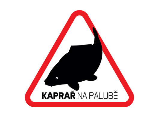 Nálepka CZ - Kaprař na palubě