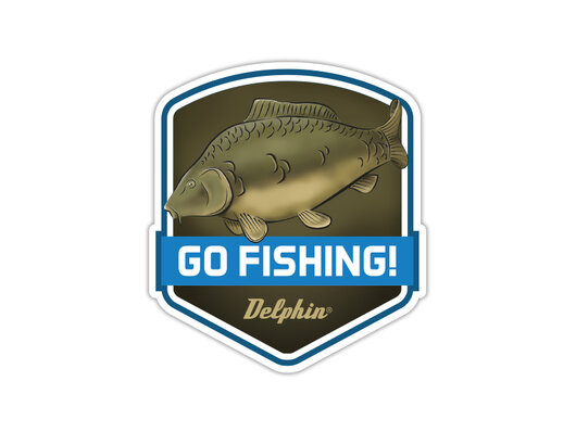 Nálepka GO FISHING!