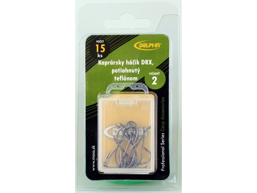 Kaprársky háčik DRX,pot.teflónom / 15ks