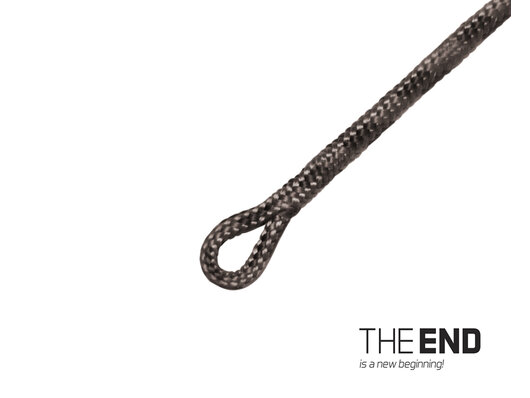 Nadväzec THE END Leadcore + swivel / 3ks | 1m