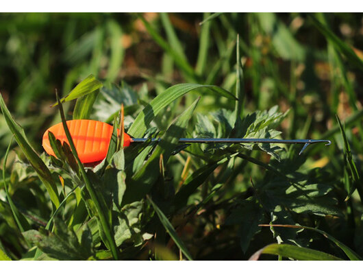 Plastová boilie ihla oranžová