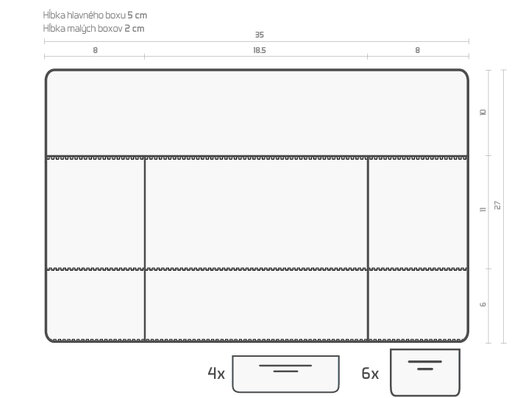 Organizér Delphin CA-MAXI