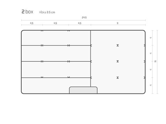 Obojstranná krabica Delphin A-03