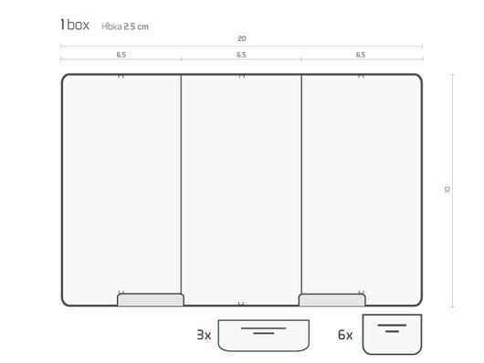 Obojstranná krabica Delphin A-04
