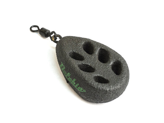 Olovené krmítko FLAT6 s obratlíkom