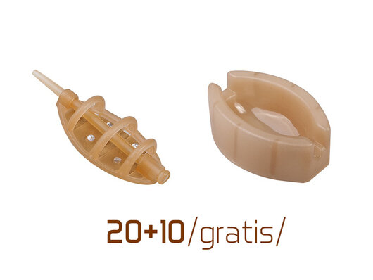 Sada 20ks krmítok PRO1 + forma 10ks grátis