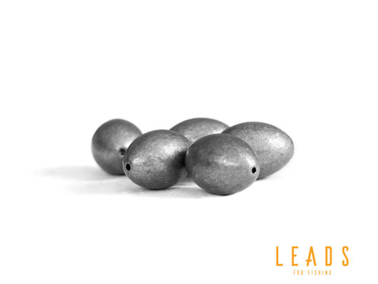 Delphin LEADS Oliva s otvorom / 5ks | 2,5g