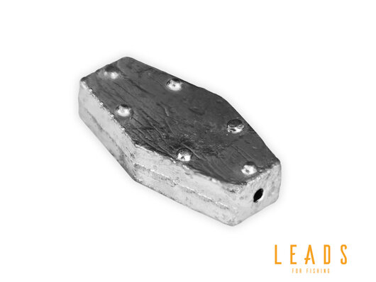 Delphin LEADS Šesťhran s otvorom / 5ks | 10g