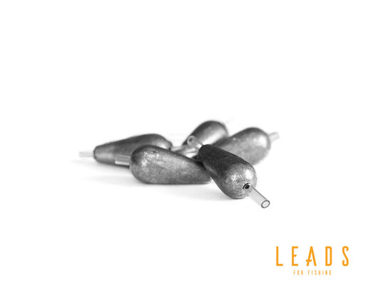 Delphin LEADS Hruška s bužírkou / 5ks | 2g