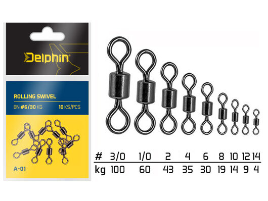 Rolling Swivel A-01/10ks | BN/2