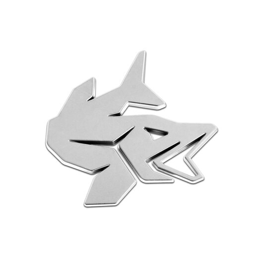 3d autocollant delphin pike chrome - 101005911