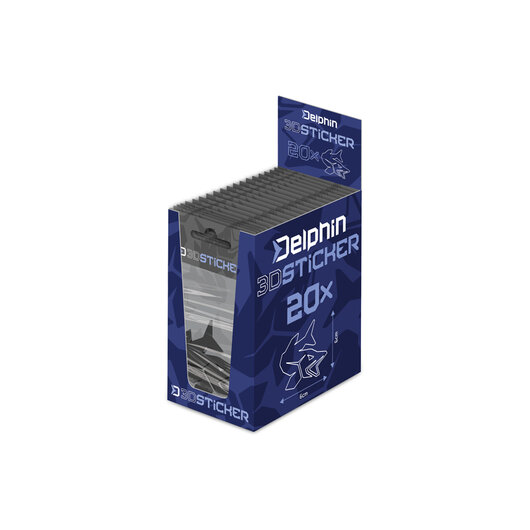 3d autocollant delphin pike noir - 101005912_2