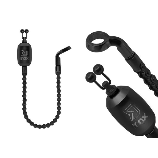 Závesný retiazkový signalizátor delphin inox black - 101006221_1