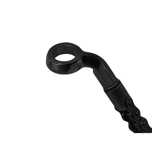 Závesný retiazkový signalizátor delphin inox black - 101006221_2